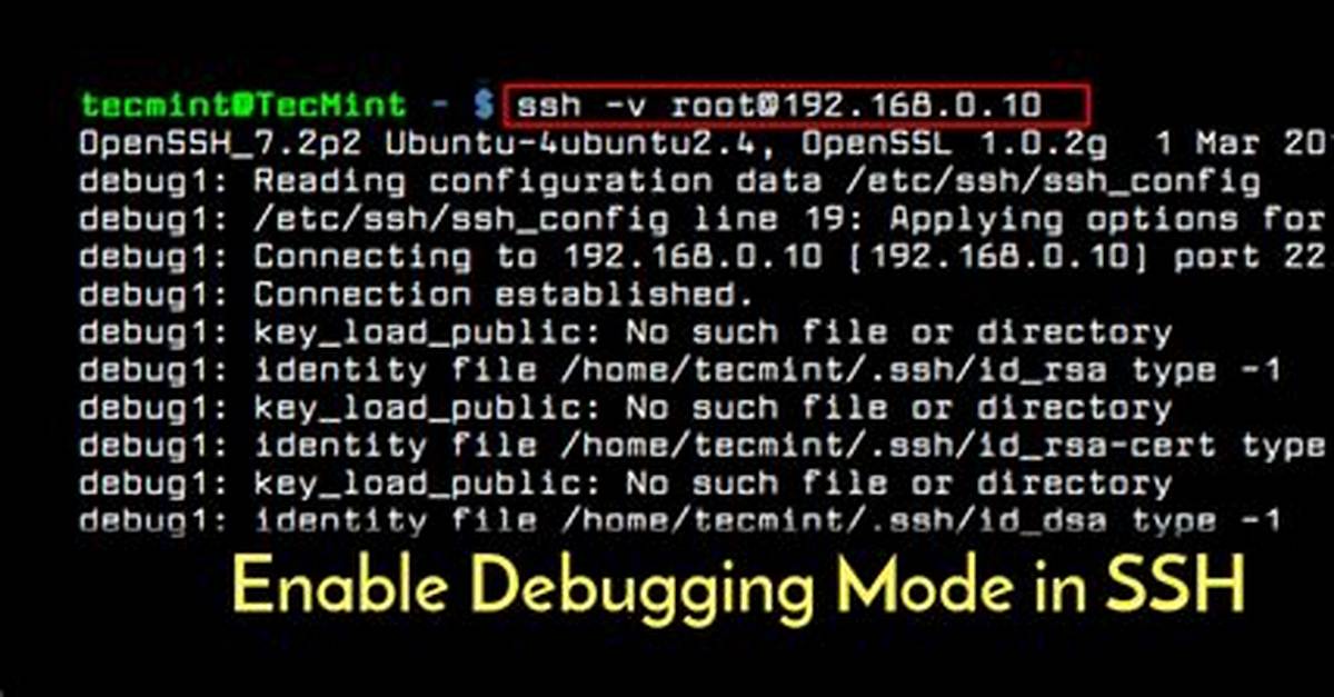 How to Log Ssh Debug Info?