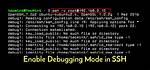 How to Log Ssh Debug Info?