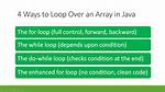 How to Loop over an Array of Arrays as Reference?