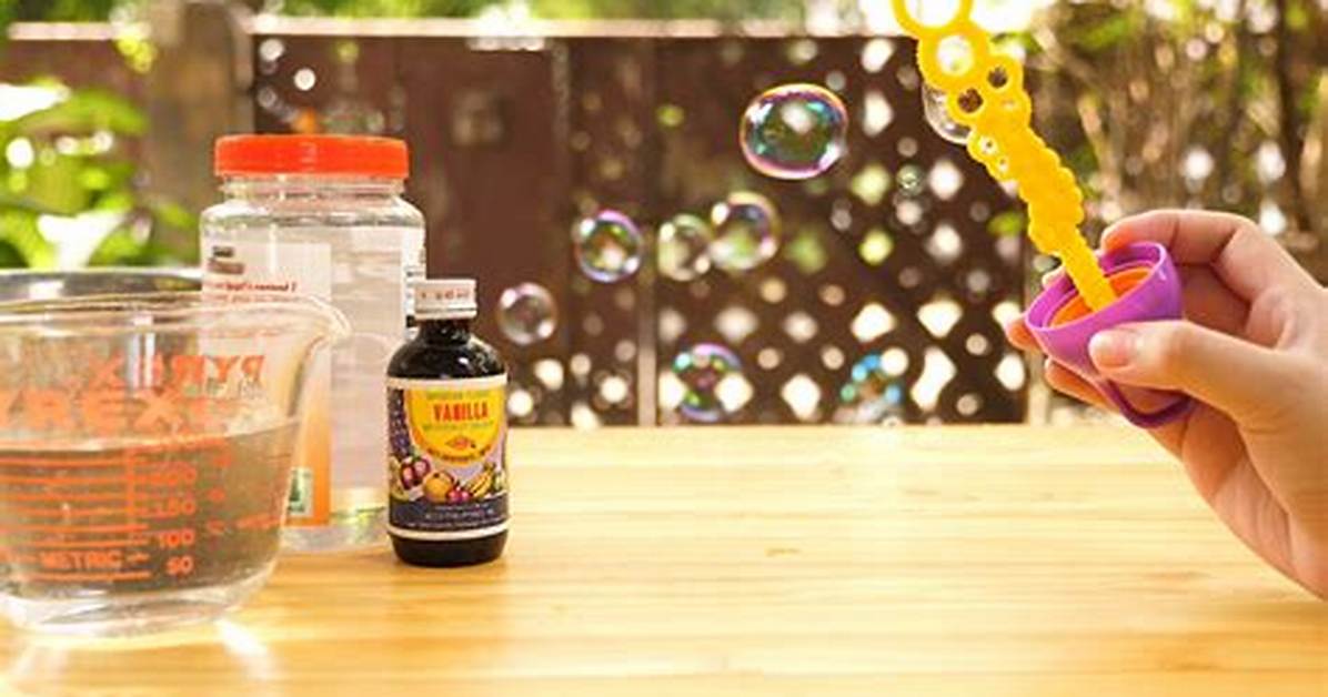 How to Make Bubble Solution?