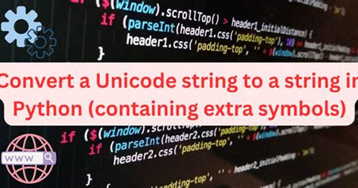 How to Make Unicode String with Python3