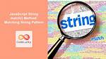How to Match a String Against String Literals?