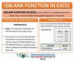How to Negate 'Isblank' Function