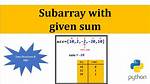 How to Obtain a Subarray in Python 3 [Duplicate]