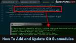 How to Only Update Specific Git Submodules?