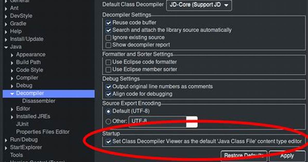 How to Open Class File in Eclipse