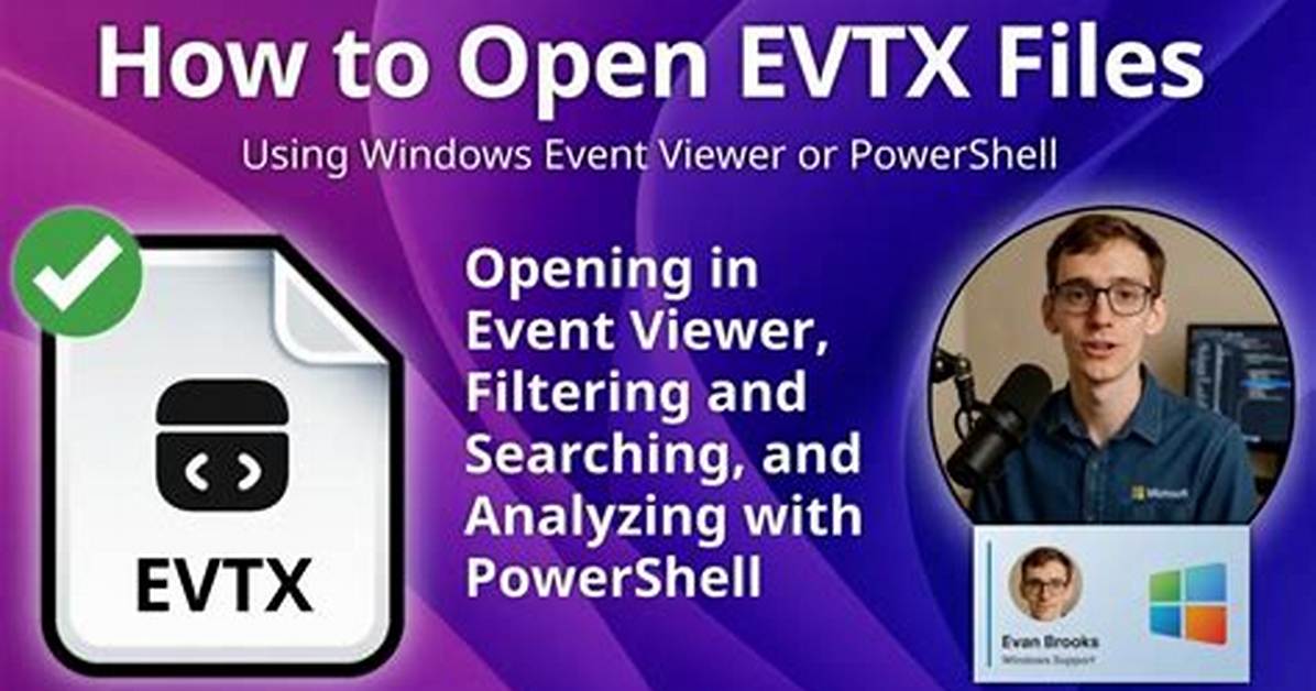 How to Open Evtx?