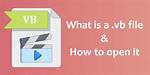 How to Open Vb File