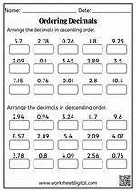 How to Ordering Decimals?