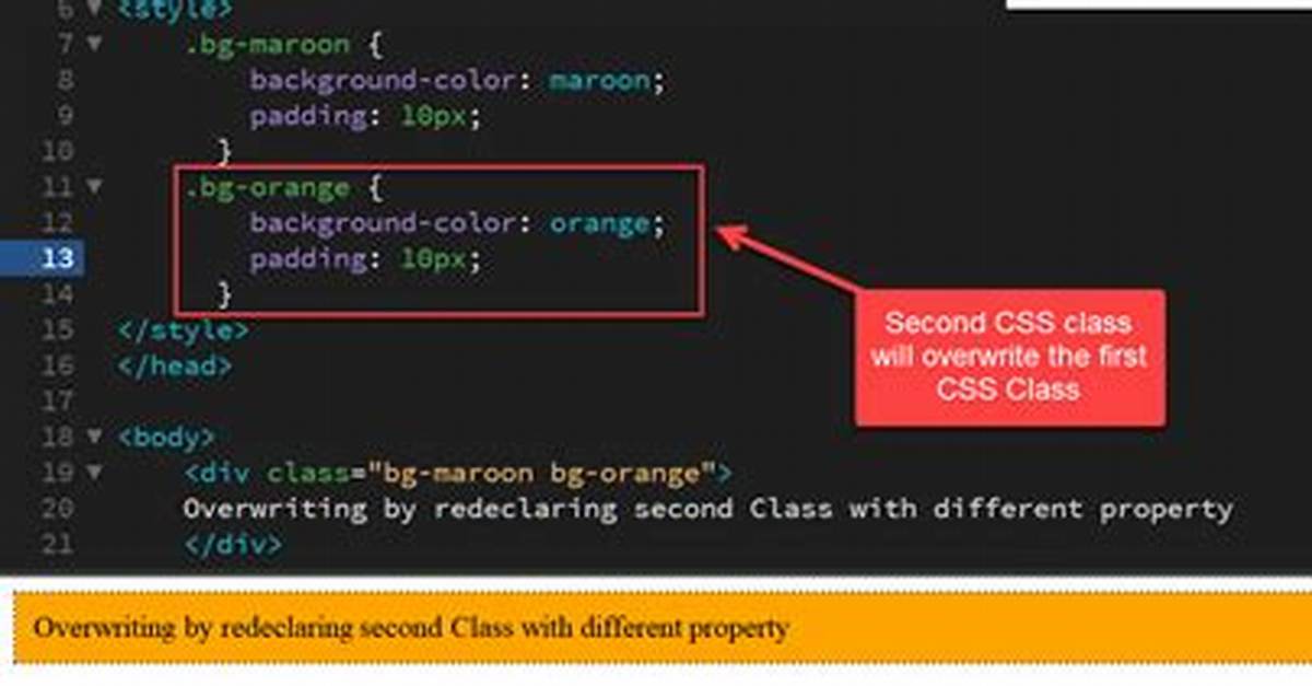 How to Overwrite Css Style