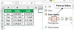 How to Paste Value in Cell Based on the Another Cell in Excel