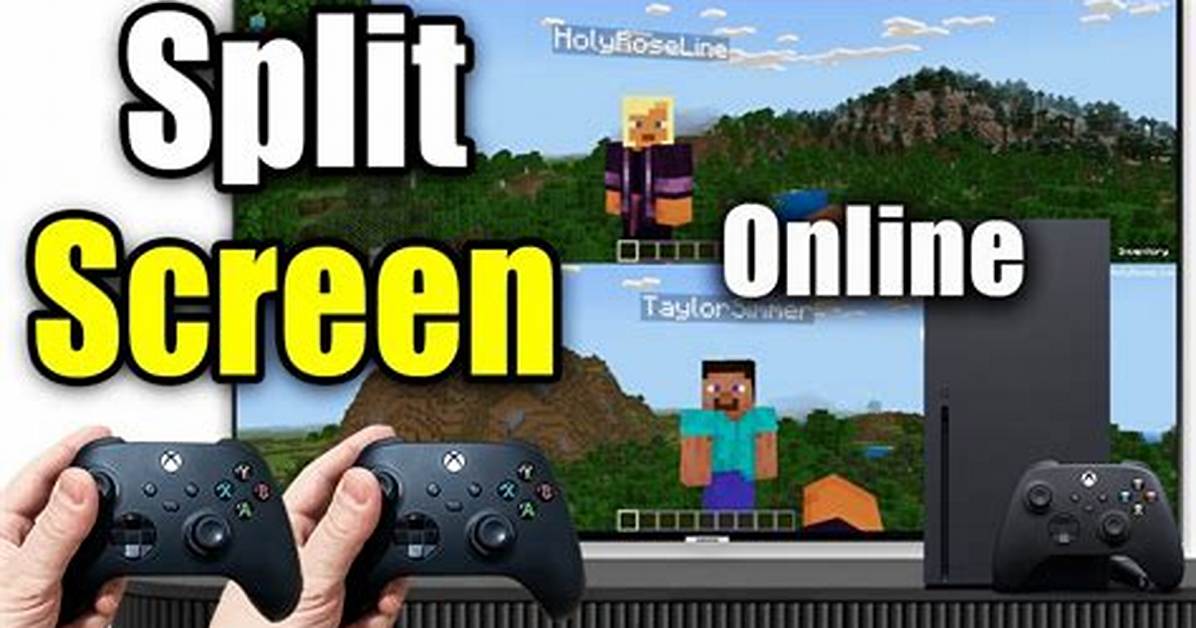 How to Play Minecraft Split Screen
