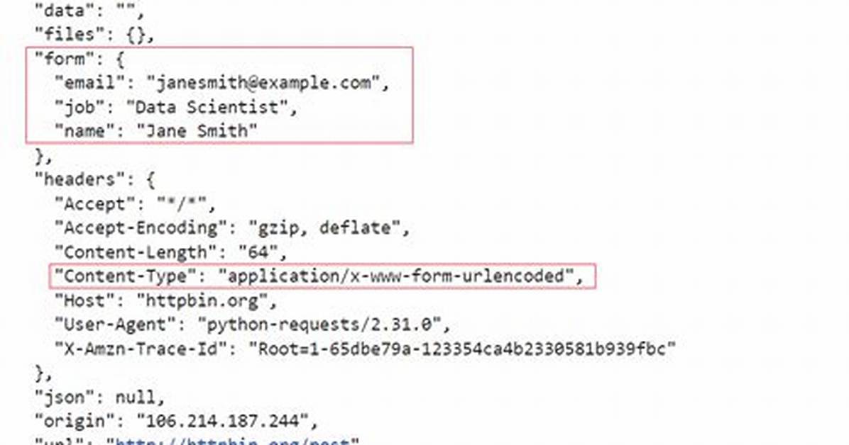 How to Post Json Data with Python Requests?