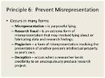 How to Prevent Misrepresentation?