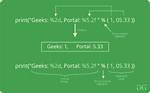 How to Print Formatted String in Python3?