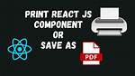 How to Print React Component on Click of a Button?