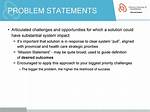 How to Problem Statement Example?
