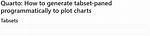 How to Programmatically Generate Tabset-Panel in Quarto?