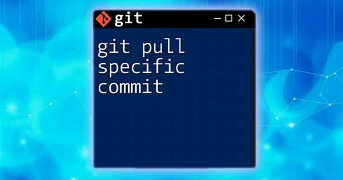 How to Pull Specific Directory with Git
