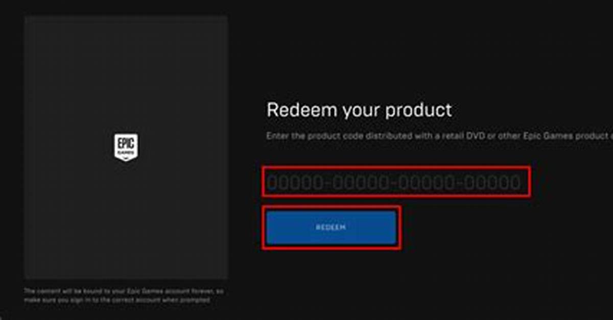 How to Redeem Epic Games Code?
