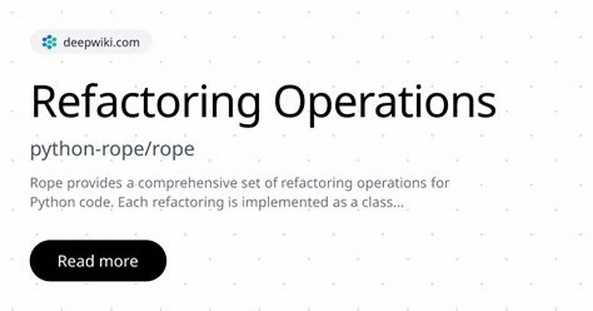 How to Refactor Module Using Python Rope?