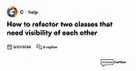 How to Refactor Two Classes Doing the Same Thing Except One Method to Make Them More Oop-Friendly? [Closed]