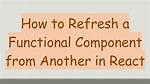 How to Refresh a Component from Another in Angular? [Closed]