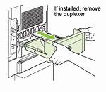 How to Remove Duplexer Printer?
