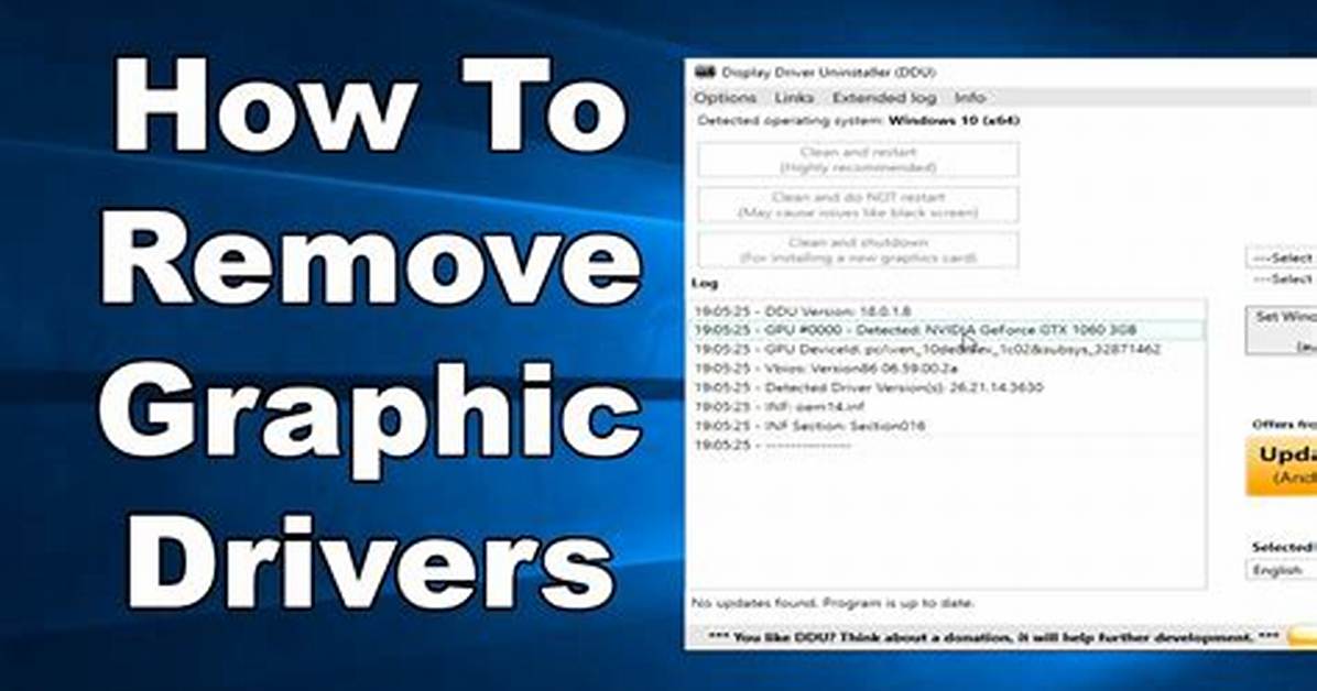 How to Remove Graphics Driver