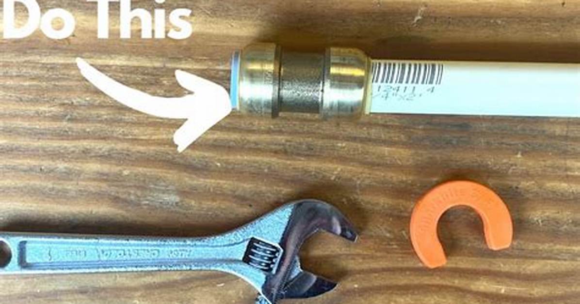 How to Remove Sharkbite Fitting