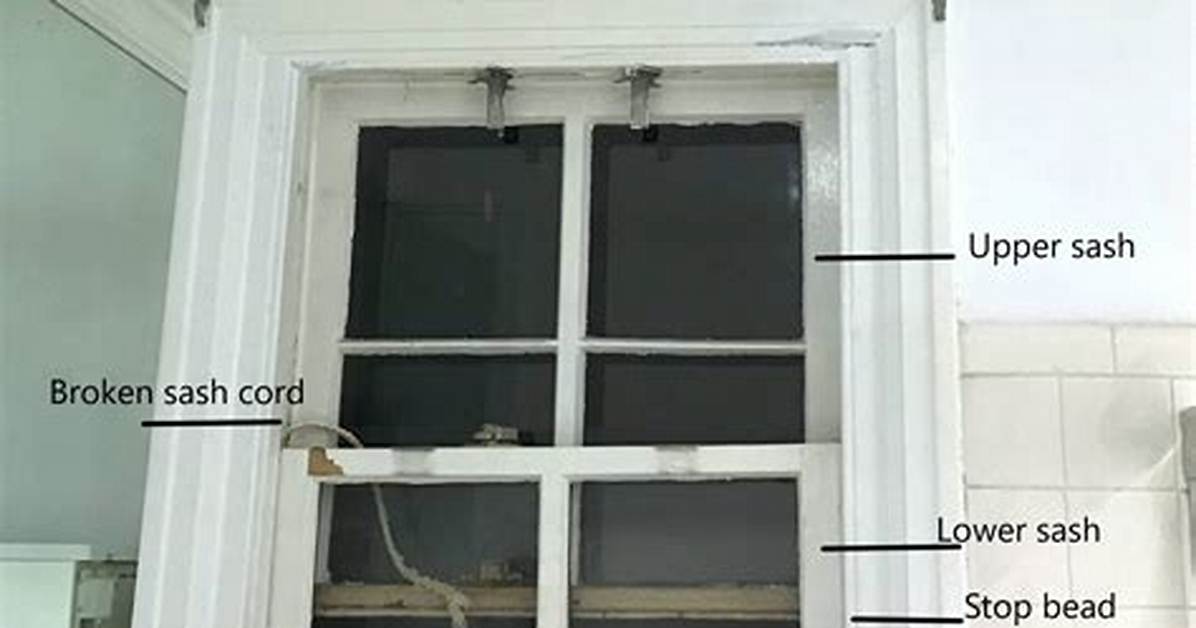 How to Replace a Window Sash Cord