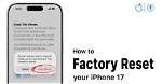 How to Reset Iphone?