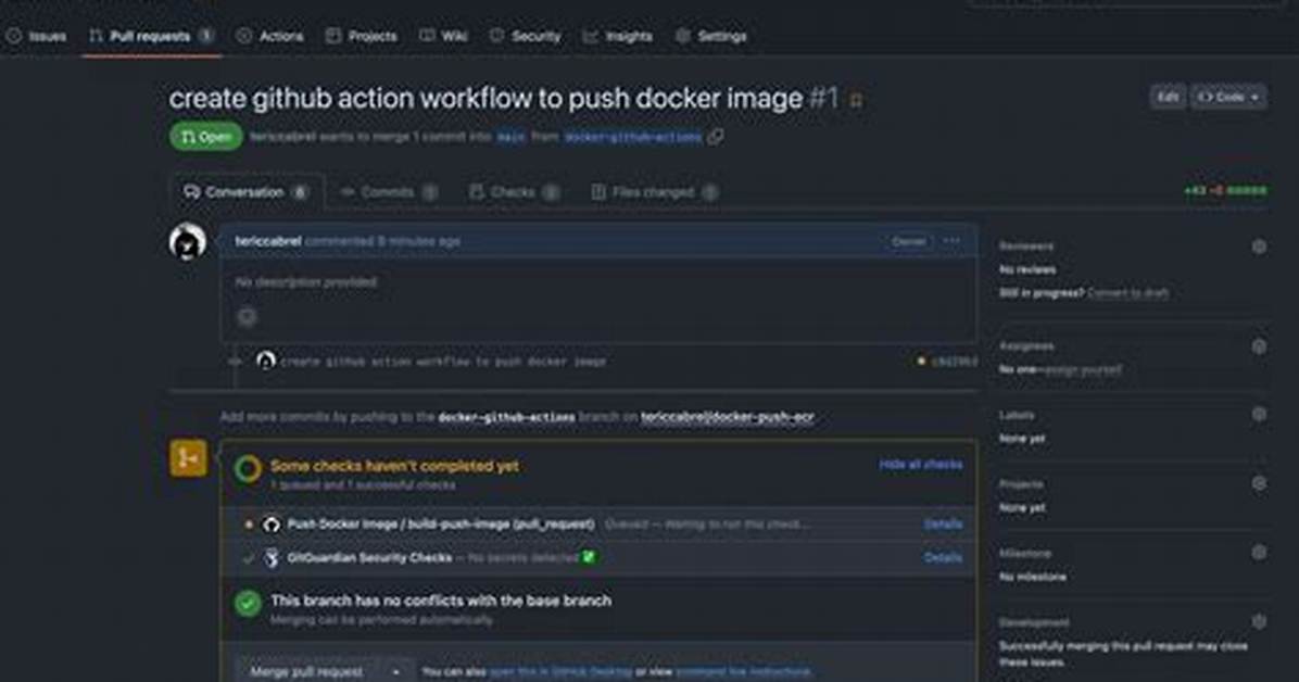 How to Run a Docker Pull Request?