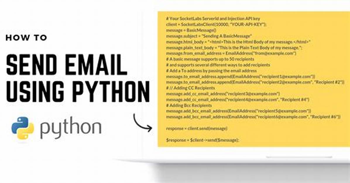 How to Send an Email with Python?
