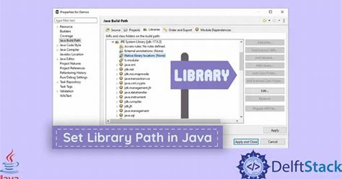 How to Set Java Library Path for Processing