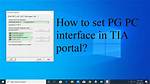 How to Set the Pc/Pg Interface in Step7?