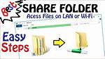 How to Share a Folder Between Two Computers on Different Networks?