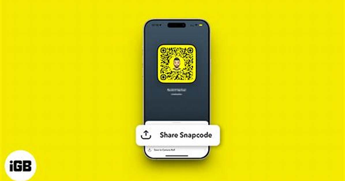 How to Share Snapchat Code