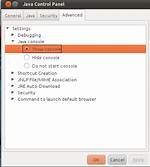 How to Show Java Plugin Console
