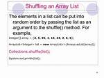 How to Shuffle an Arraylist [Duplicate]
