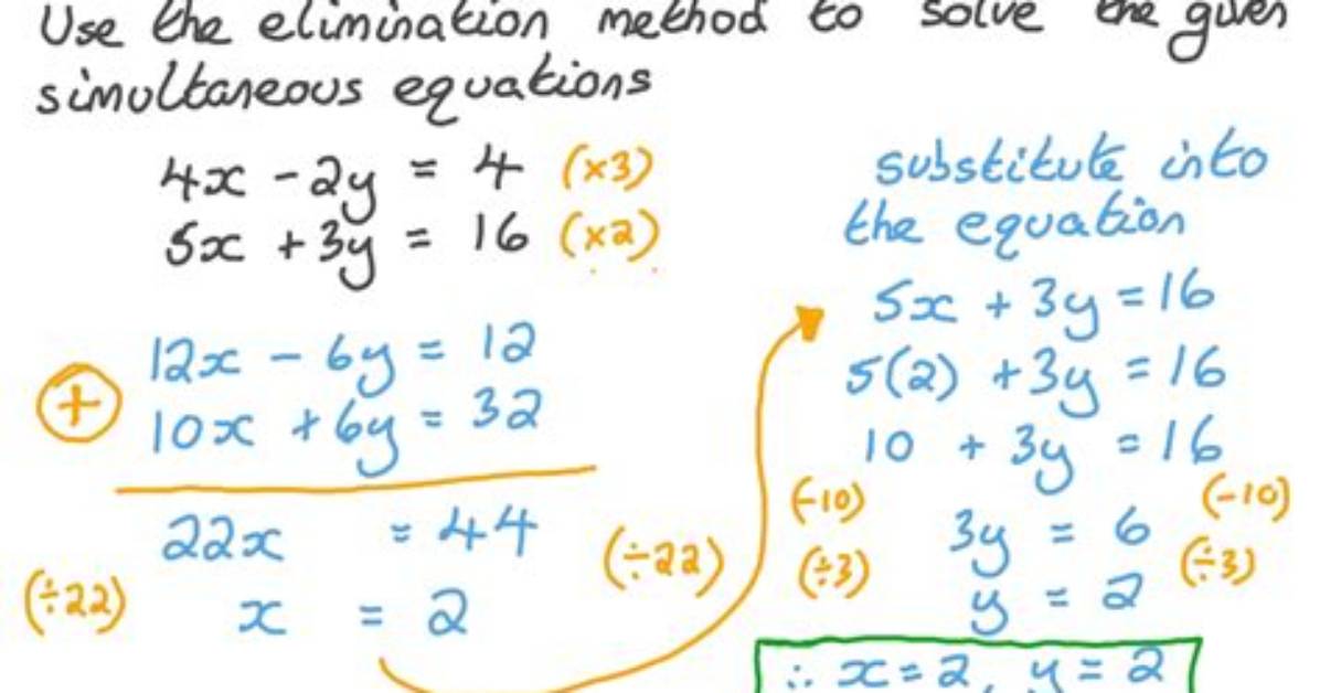 How to Solve Equations Simultaneously?