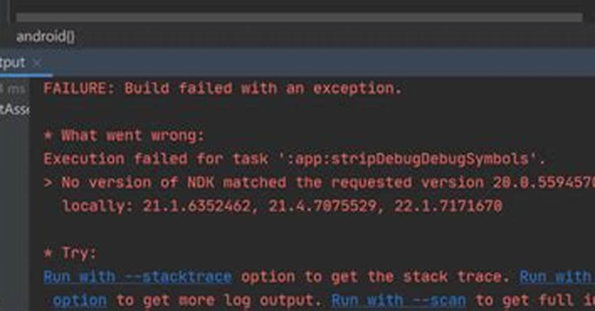How to Solve Execution Failed for Task ': App: compileFlutterBuildDebug'