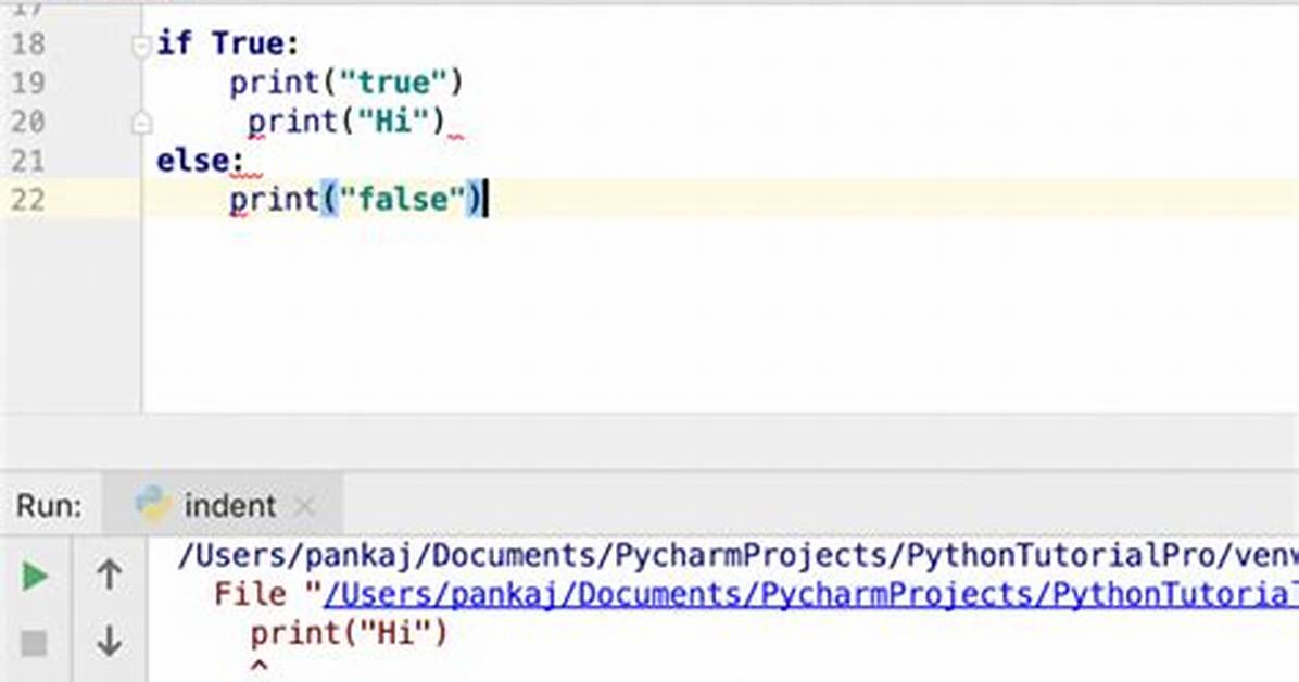 How to Solve Indentation Error in Python?