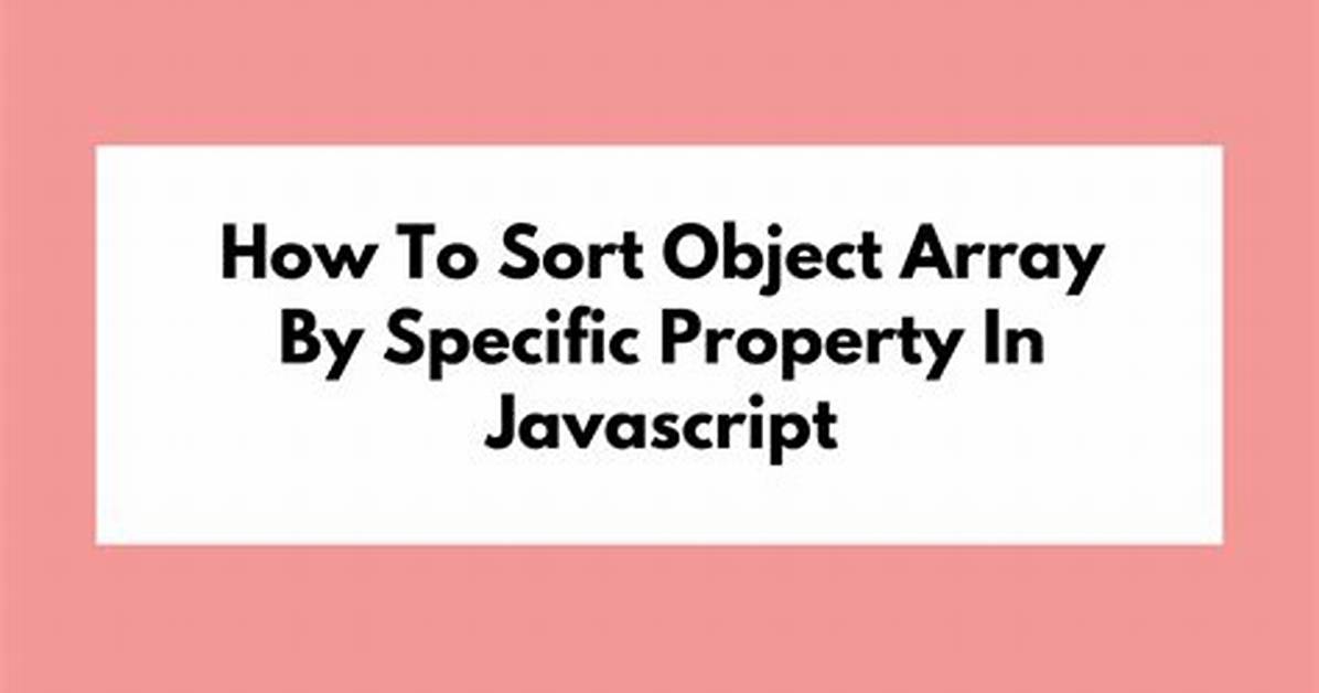 How to Sort an Object Array by Date Property?