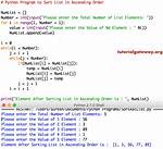 How to Sort Integer List in Python Descending Order