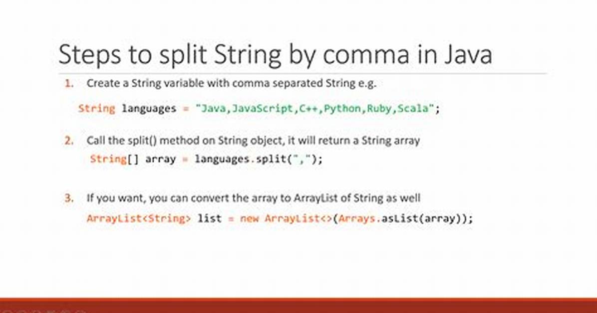 How to Split a Comma-Separated String?