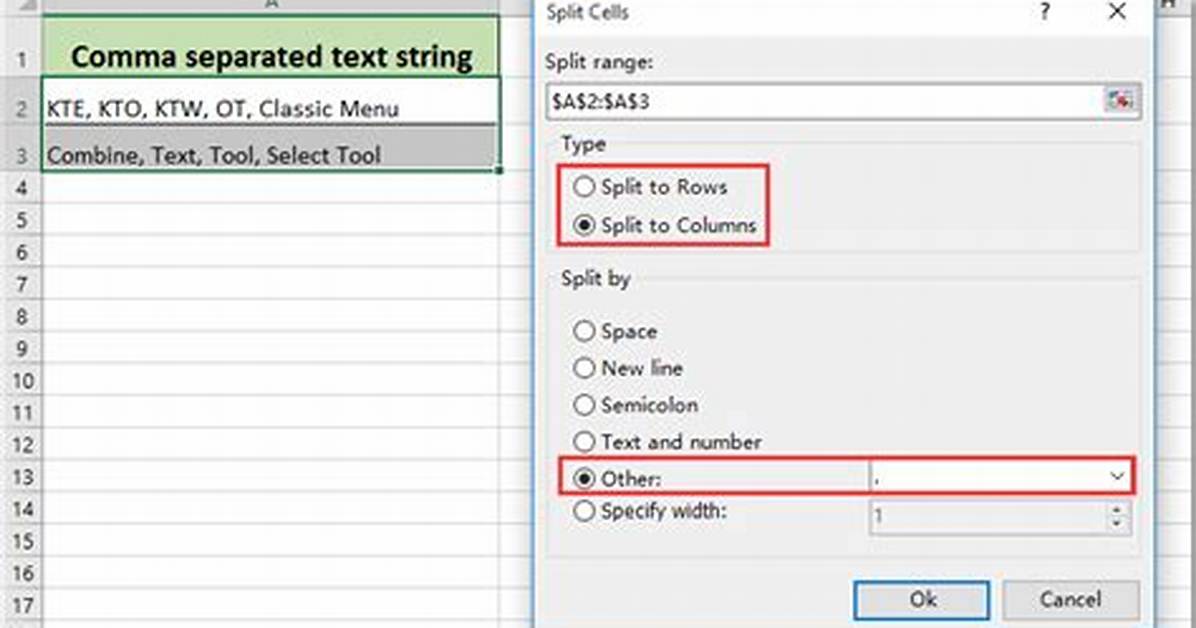 How to Split a Comma-Separated Value to Columns
