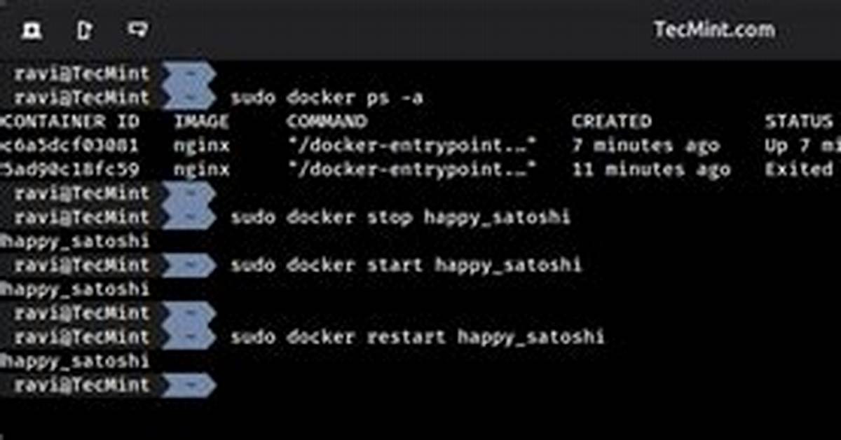 How to Stop Docker Under Linux