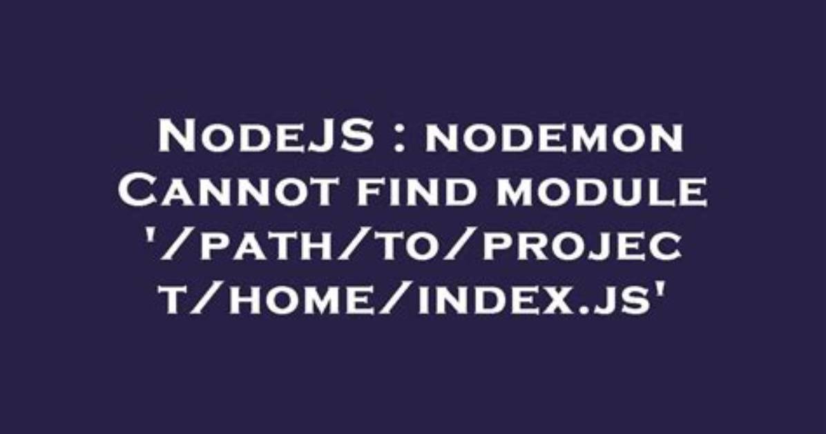 How to Stop Nodedemon?
