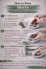 How to Store Beets?